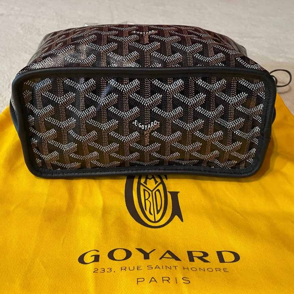❌SOLD❌ New GOYARD Anjou Mini Black Reversible Tote - Picture 3 of 16